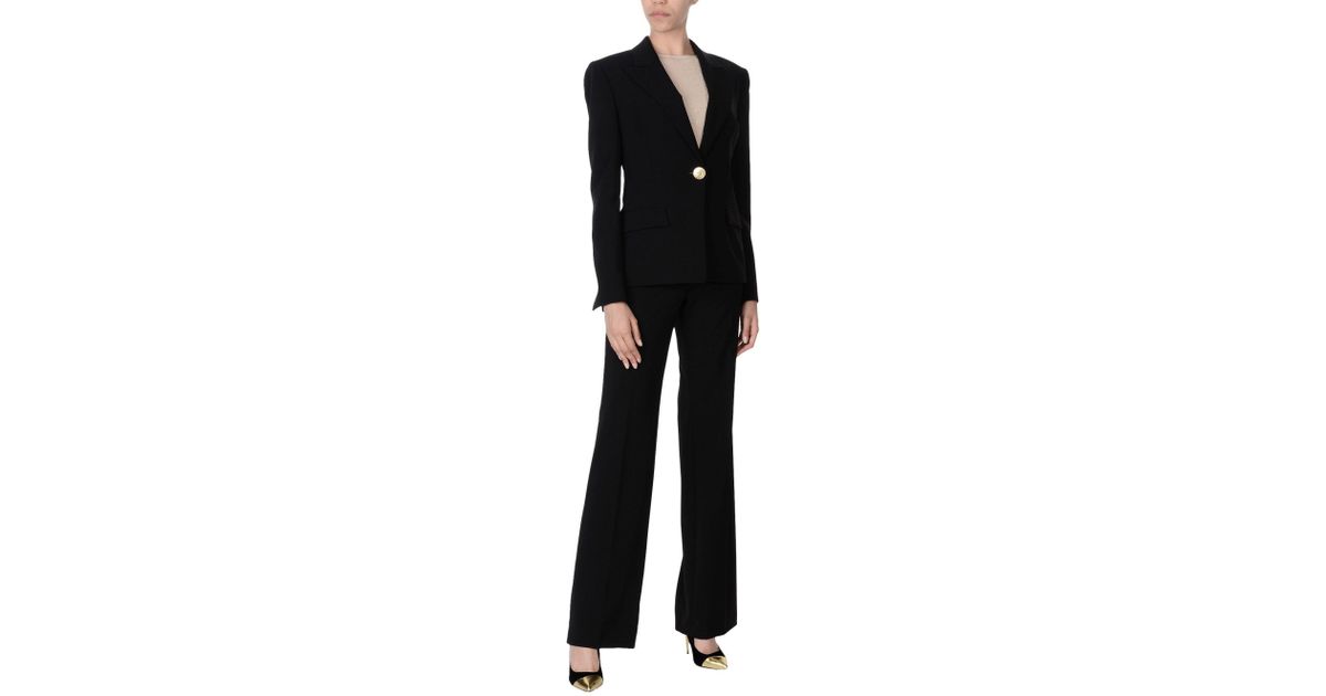 Versace Synthetic Women's Suit in Black | Lyst