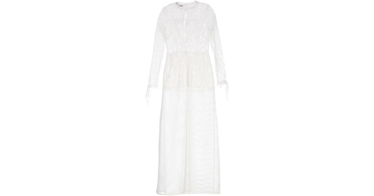 white button dress silvian heach