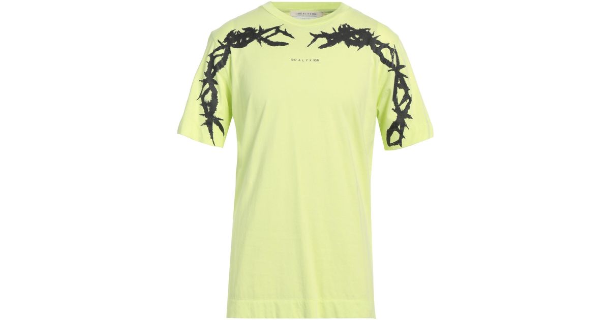 Tシャツ・カットソー ALYX Logo Printing Man to Man Yellow AAUSW0183FA01YLW0041 AA Tシャツ・カットソー ALYX Logo Printing Man to Man Yellow