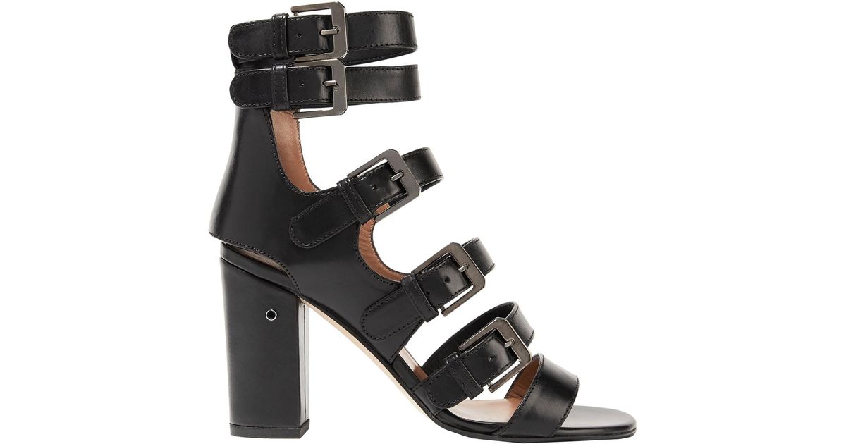 Laurence Dacade Black Leather Sandals - Save 37% - Lyst