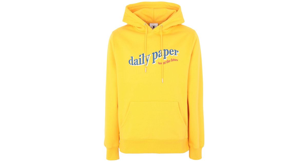 yellow daily paper hoodie