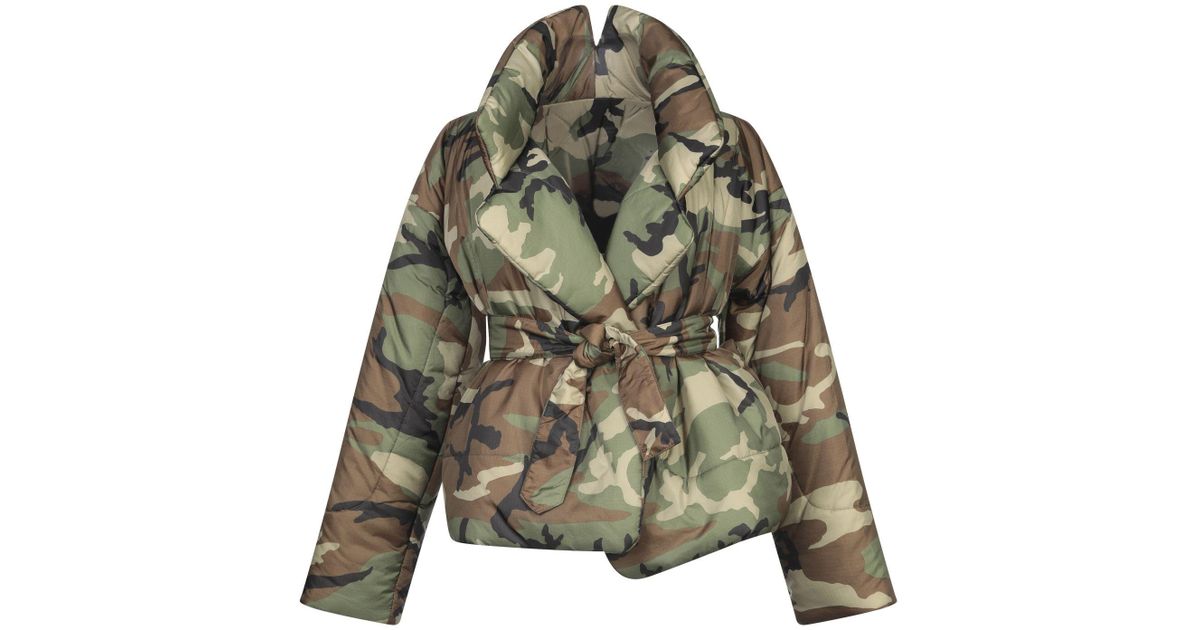norma kamali down jacket