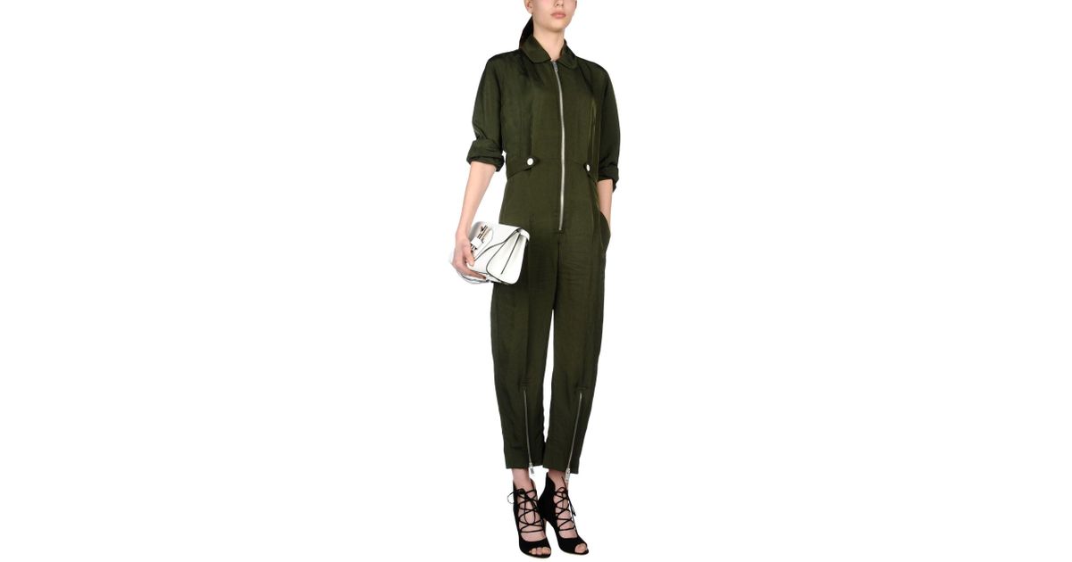 celine leather jumpsuit