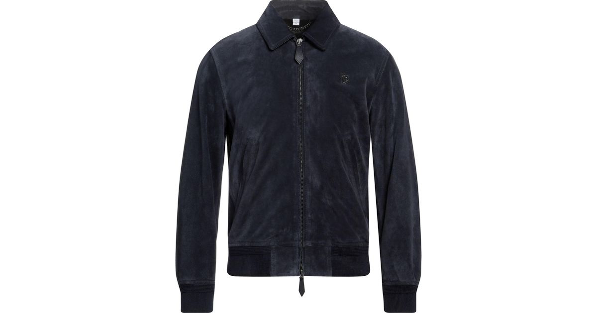 Burberry Jacket in Blue for Men | Lyst