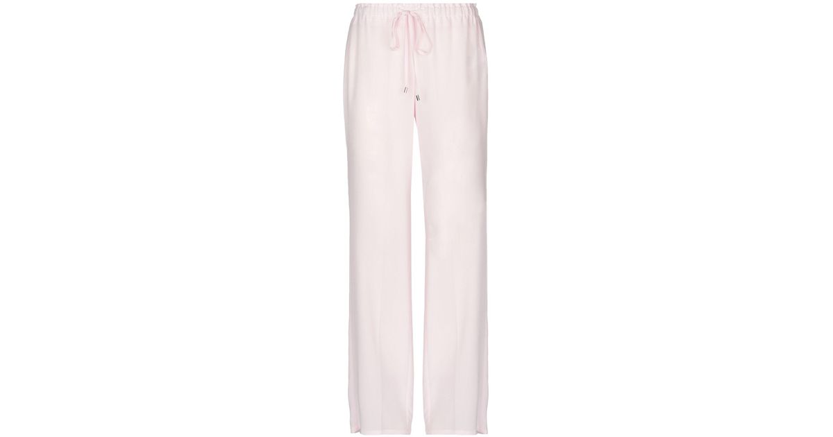 Ermanno Scervino Casual Pants in Pink - Lyst