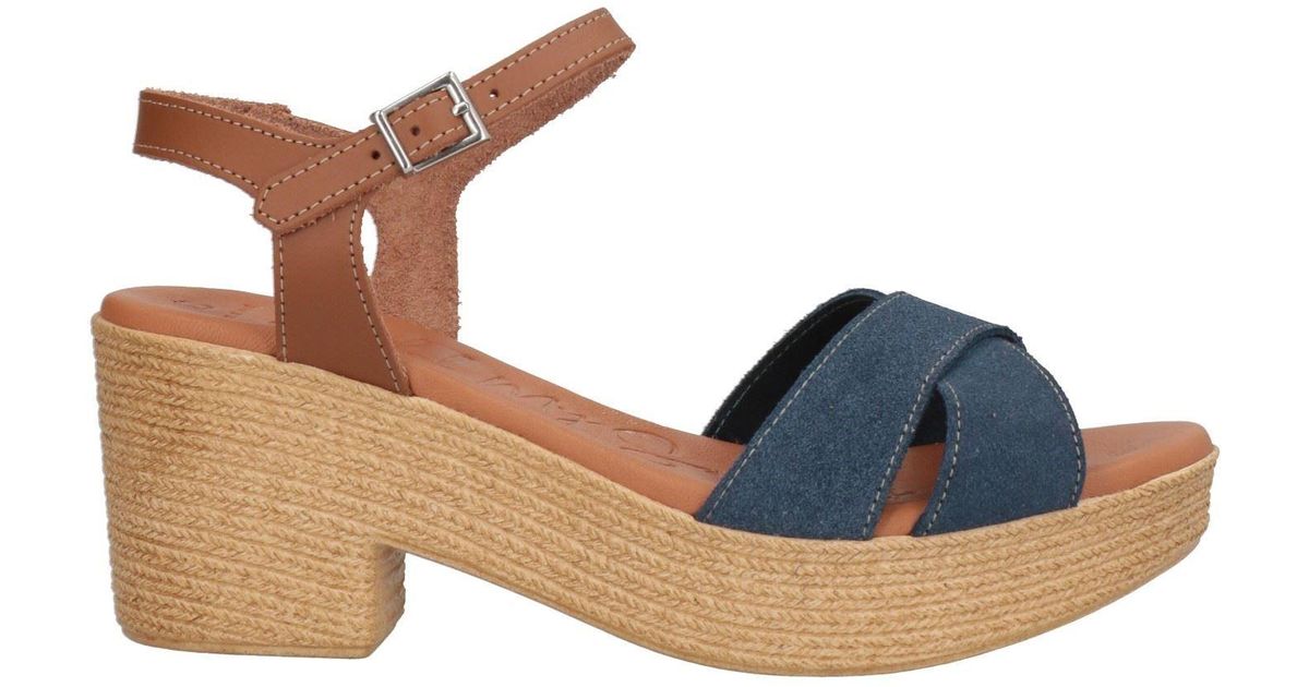 Oh My Sandals Sandals in Blue | Lyst
