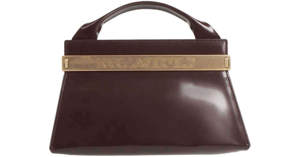 Karl Lagerfeld Handbag in Brown Lyst
