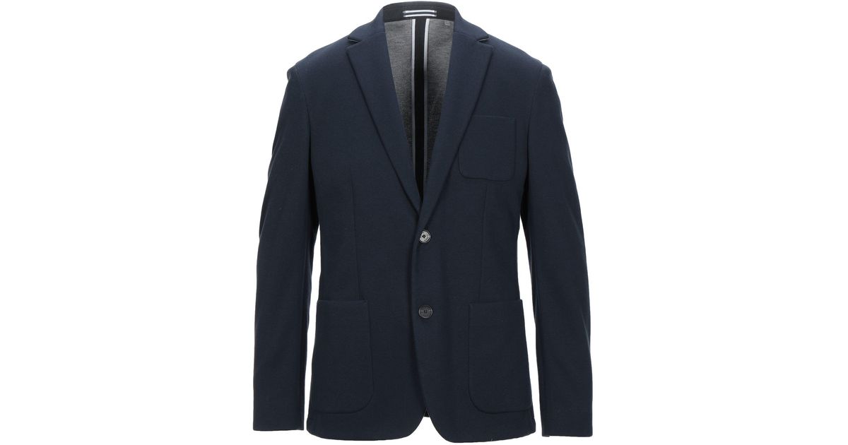Lacoste Suit Jacket in Blue for Men Lyst