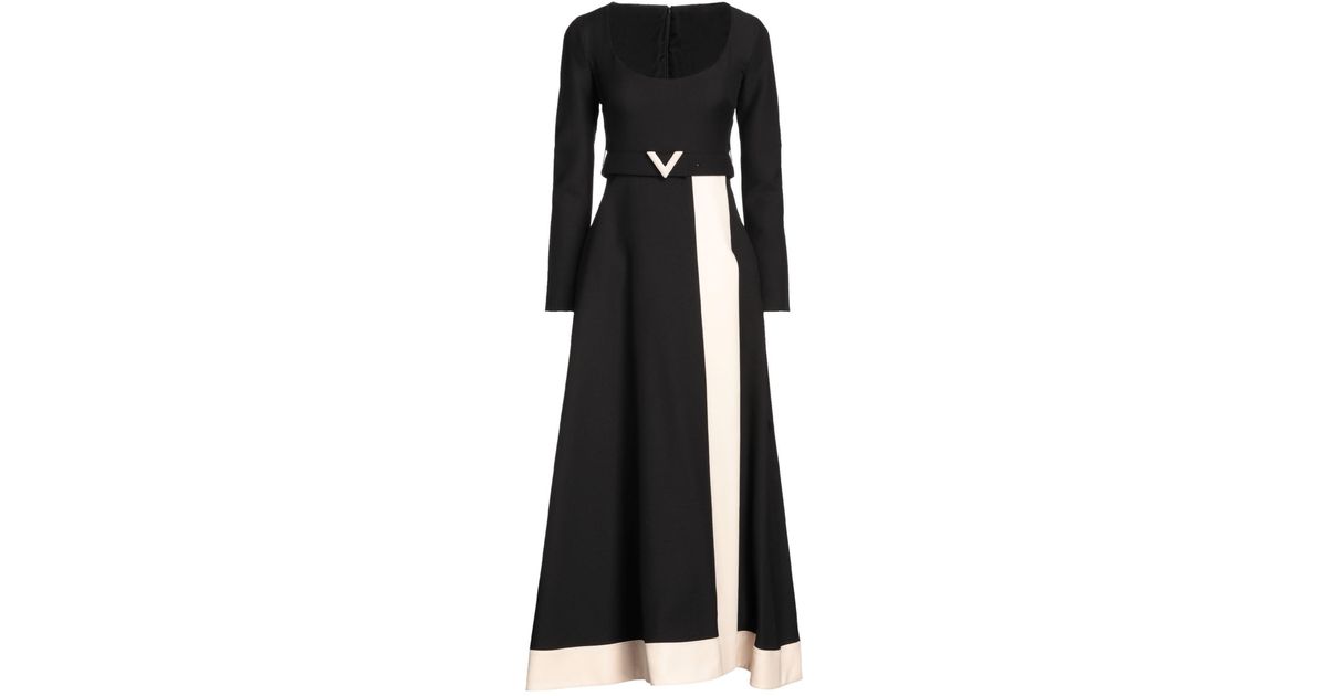 Valentino Long Dress in Black Lyst