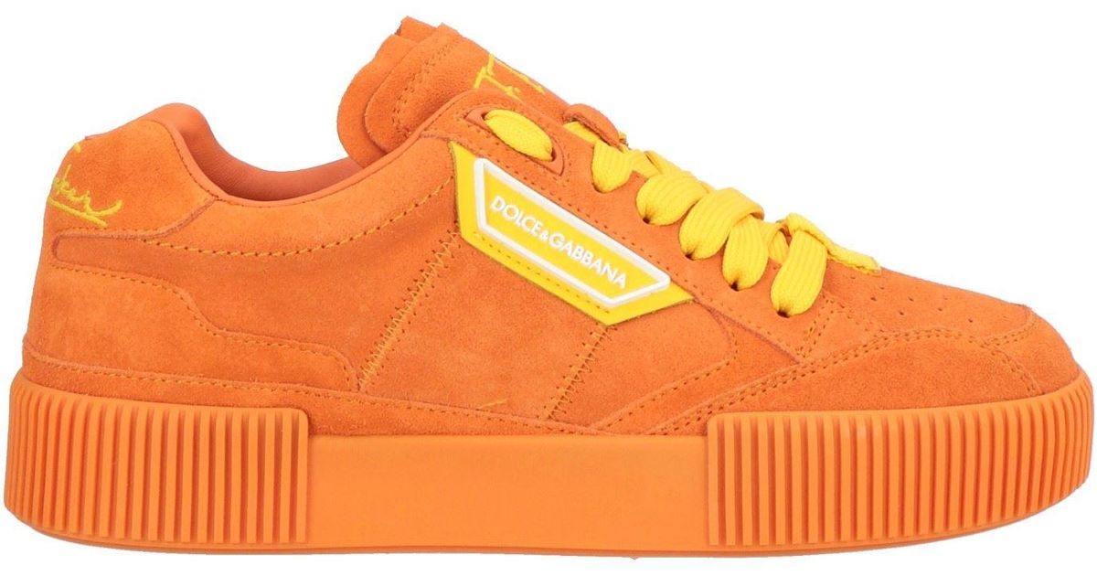 dolce gabbana sneakers orange
