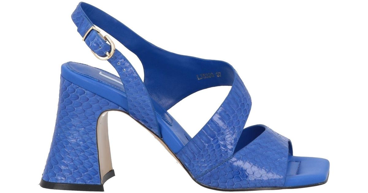 Bright blue cheap sandals womens