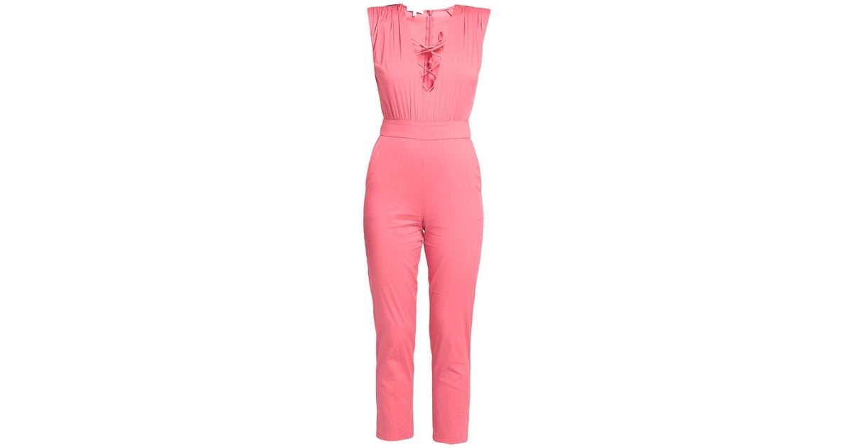 Patrizia Pepe Jumpsuit in Pink | Lyst