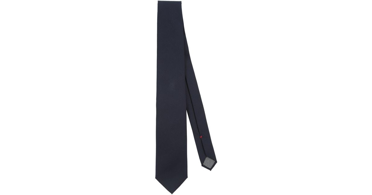 Homme Cravates Cravates Brunello Cucinelli Nœuds papillon et cravates Coton Brunello Cucinelli pour homme en coloris Gris 