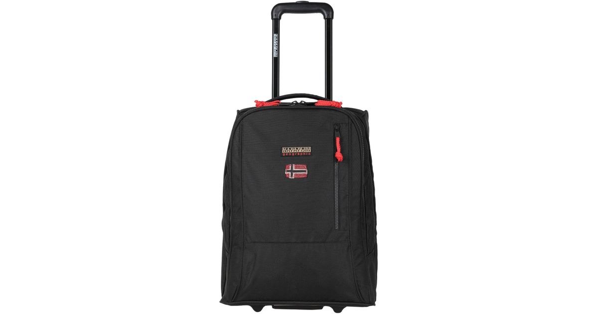 Maleta con ruedas Napapijri de Lona de color Negro para hombre | Lyst