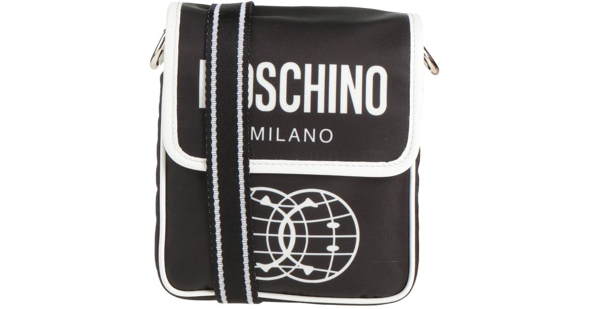Yoox Code Moschino Cross-body Bag in Black for Men | Lyst
