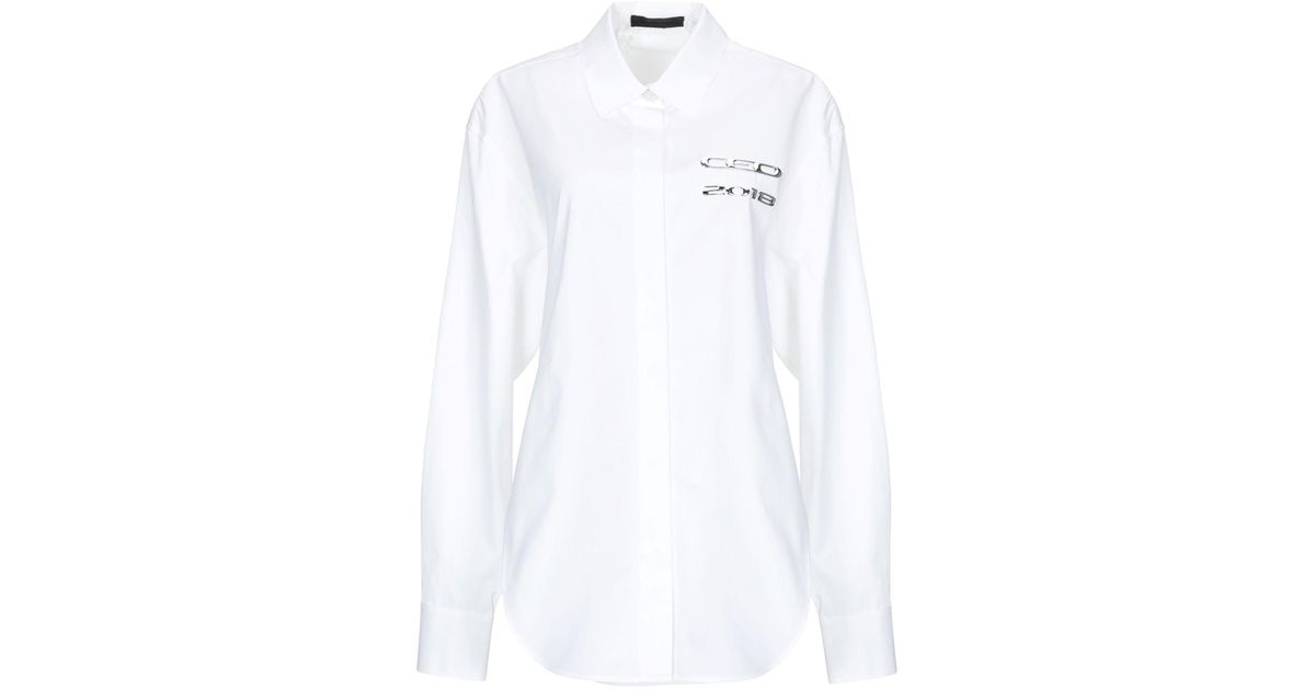 Alexander Wang Shirt in White - Lyst