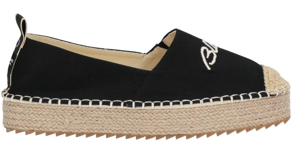 blauer espadrilles
