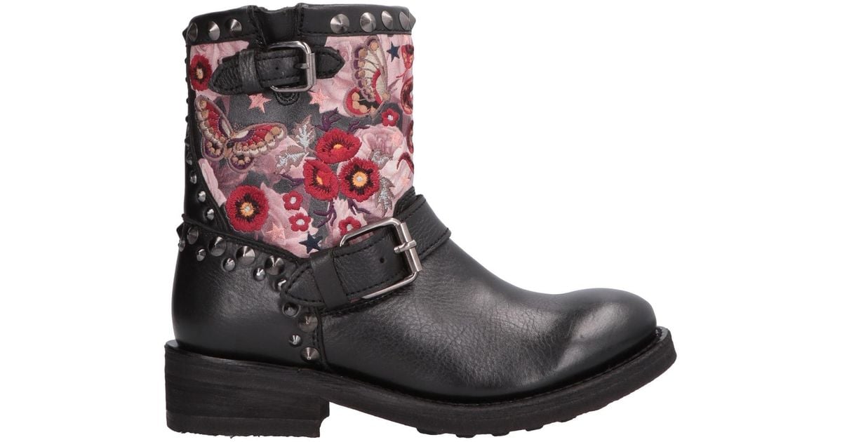 ash colorblock ankle boots
