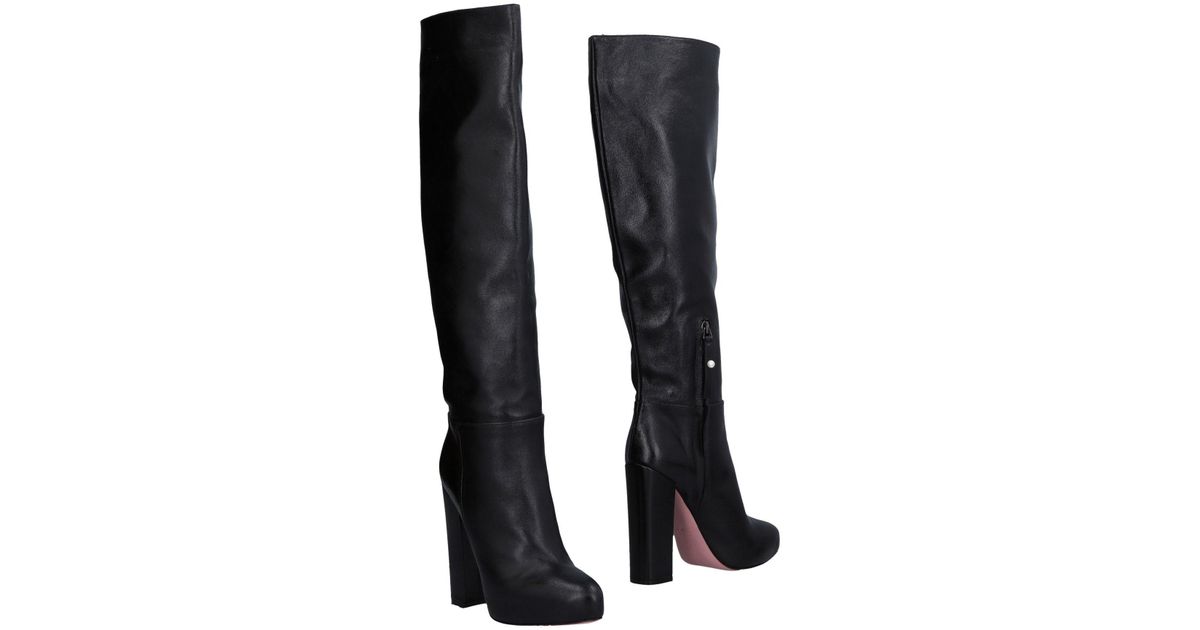 Tipe E Tacchi Leather Boots in Black - Lyst