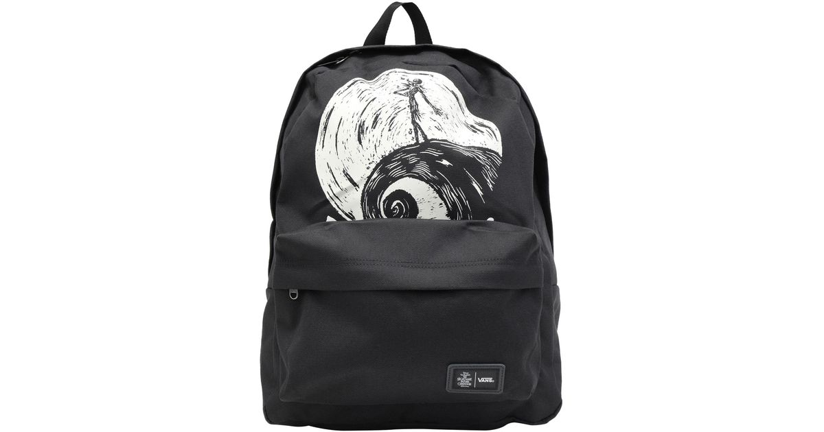 vans black rucksack