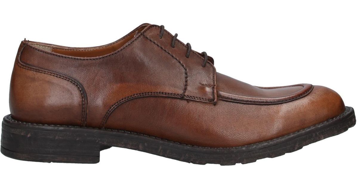 TON GOÛT Leather Laceup Shoe in Brown for Men Lyst