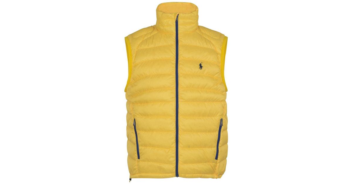 ralph lauren yellow vest