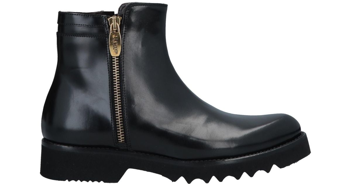 Gianfranco Lattanzi Leather Ankle Boots in Black - Lyst