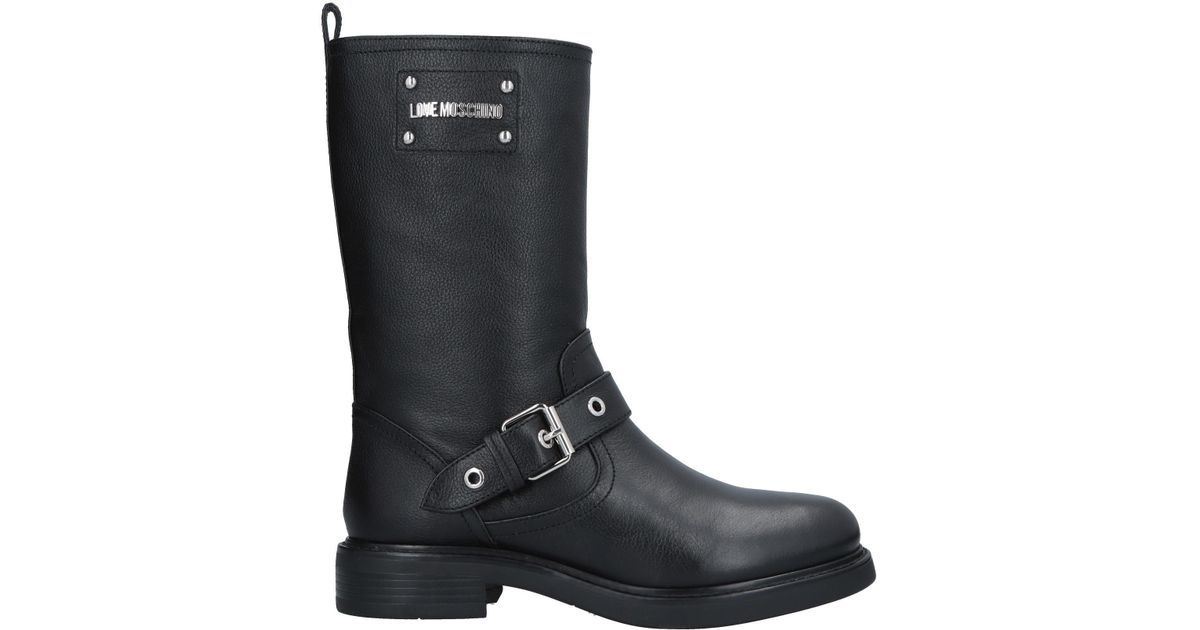 stiefel love moschino