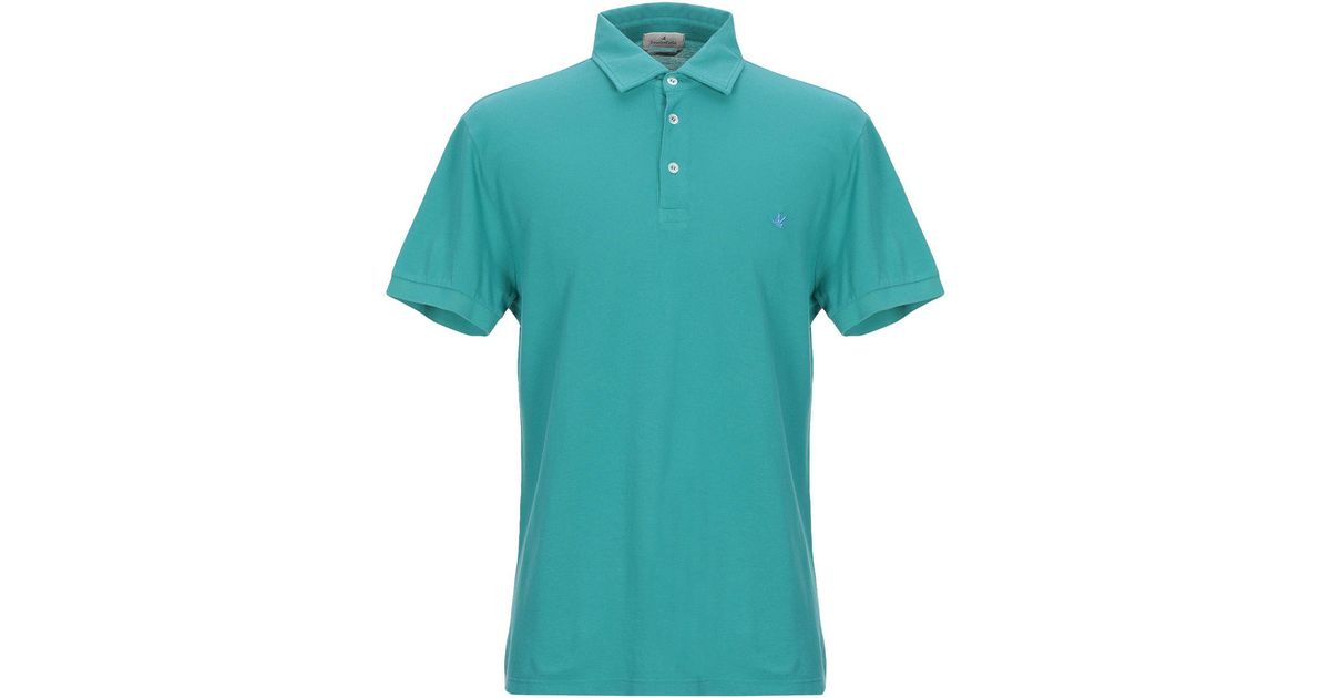 Brooksfield Cotton Polo Shirt in Emerald Green (Green) for Men Lyst