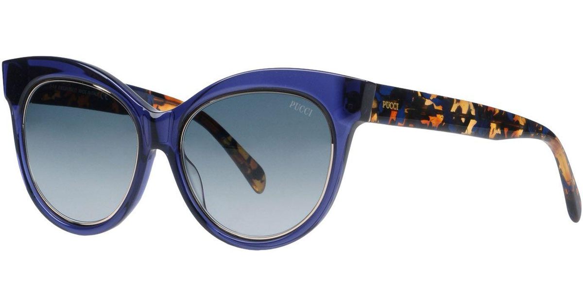 Blue En Lunettes Coloris De Emilio Soleil Pucci beH2WDIE9Y