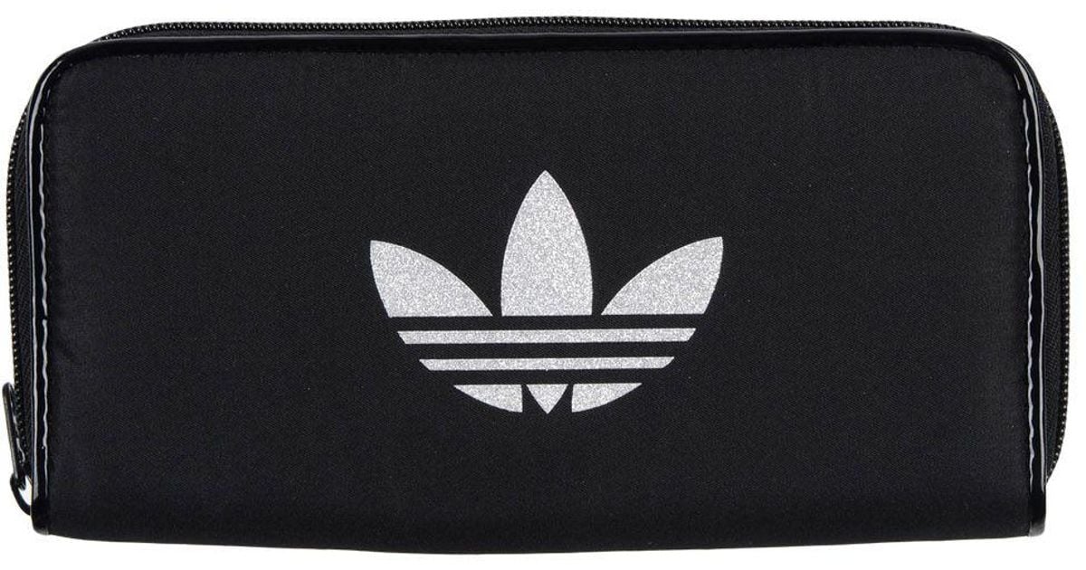 adidas Originals Synthetic Wallet in Black - Lyst