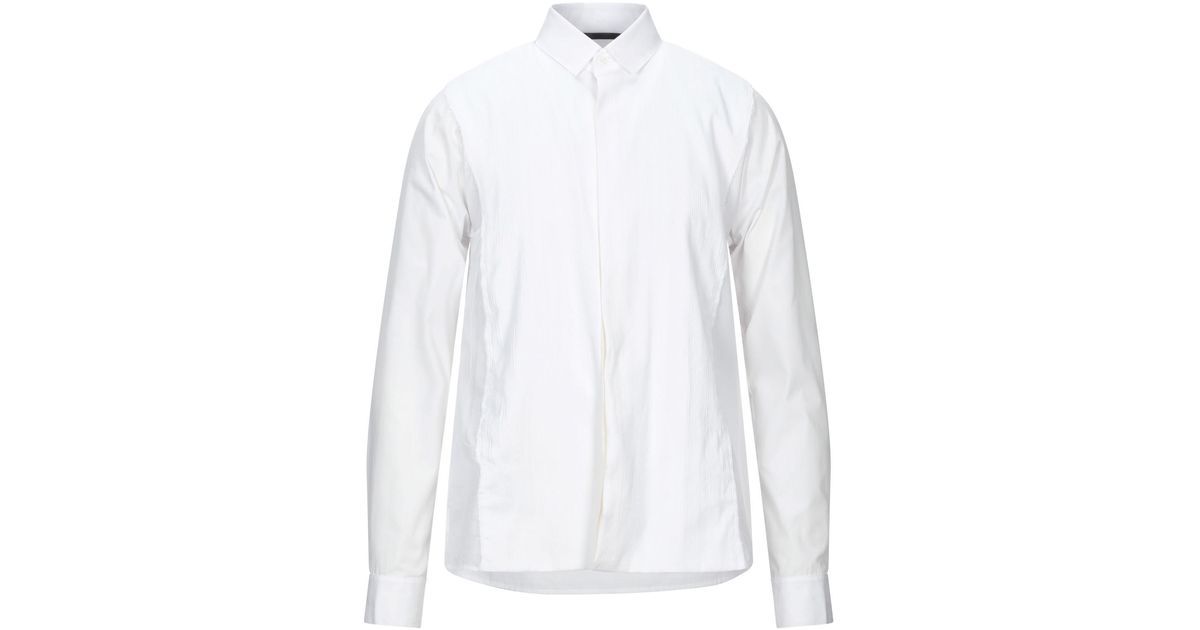 Haider Ackermann Cotton Shirt in White for Men - Lyst