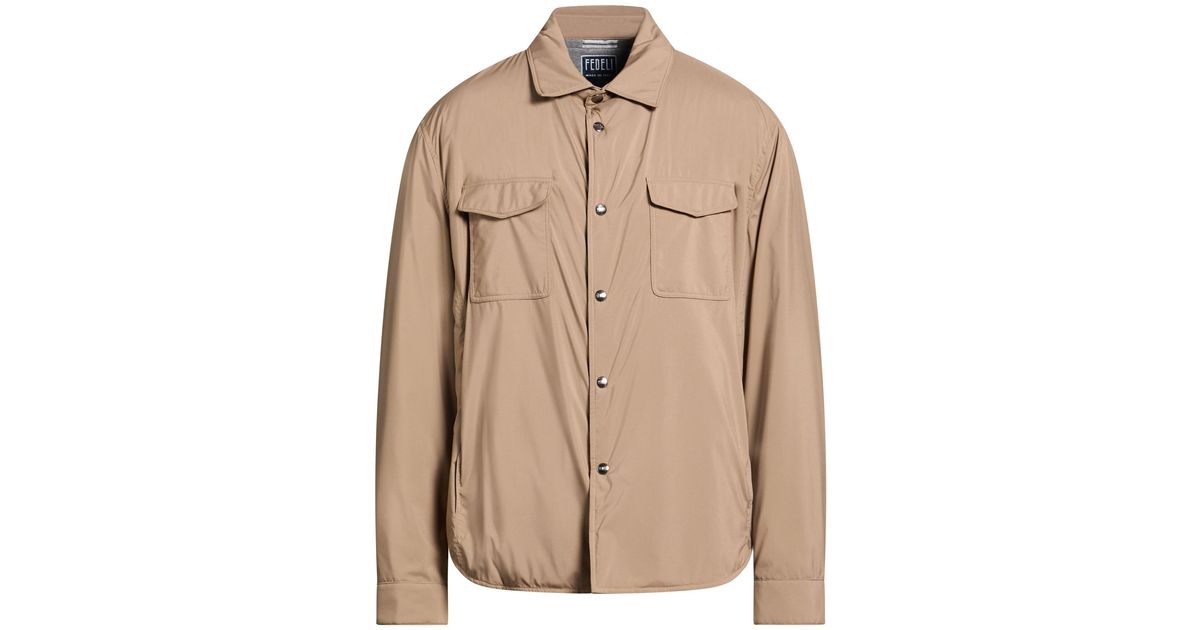 Fedeli Jacket in Natural for Men | Lyst
