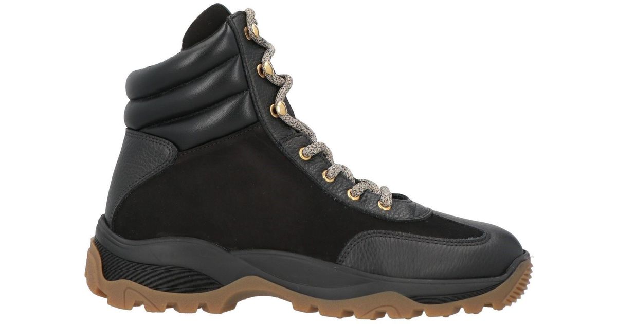 Obuca Pollini Pollini Ankle Boots Leather in Black | Lyst UK