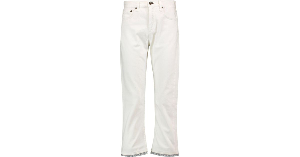 Rag & Bone Denim Pants in White - Lyst