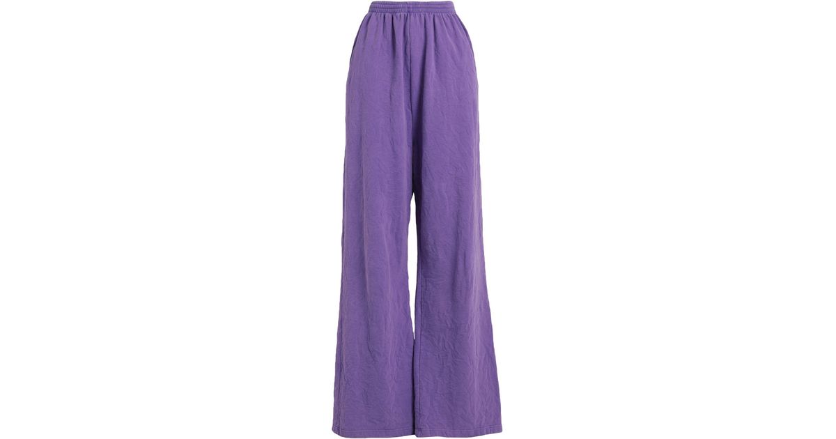 Balenciaga Pants in Purple | Lyst
