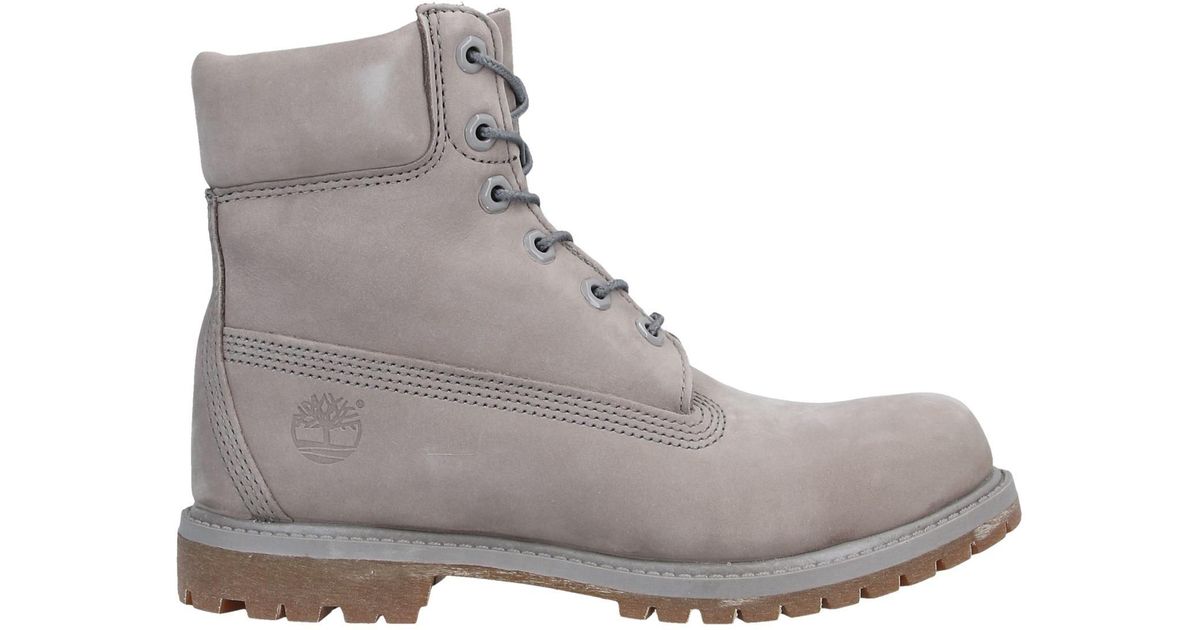 Timberland Rubber Ankle Boots in Light Grey (Gray) Lyst