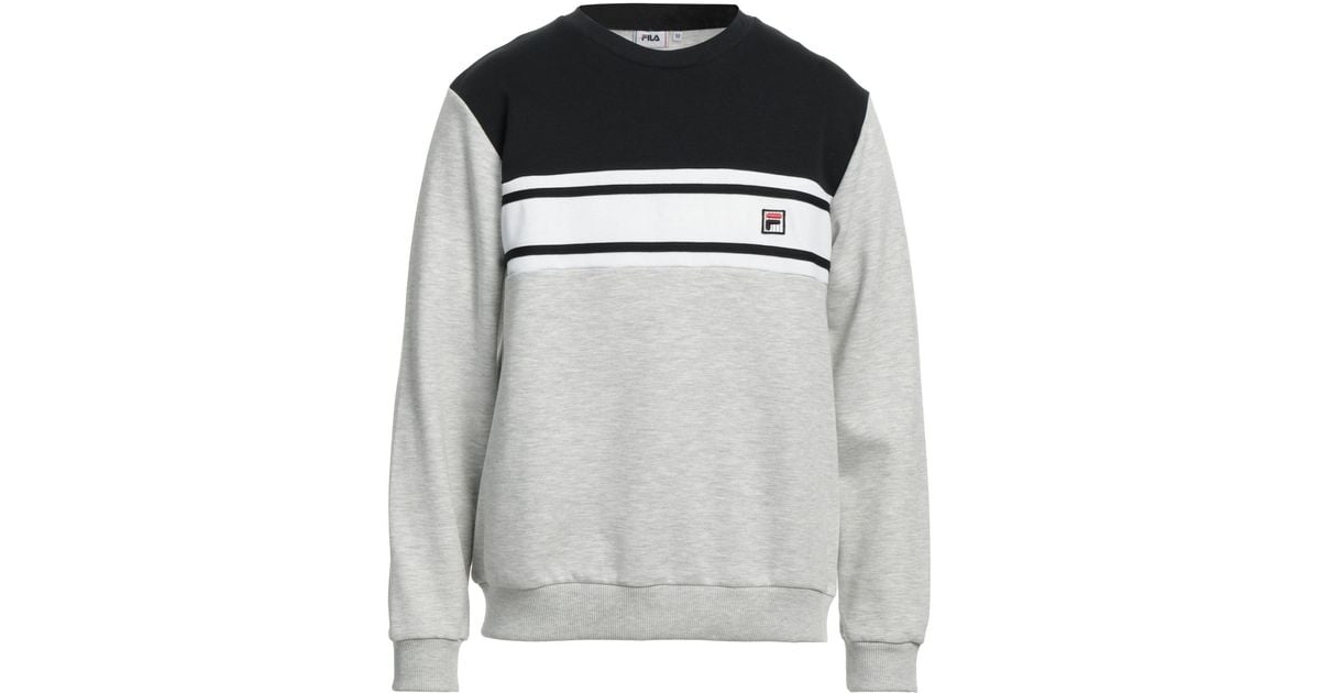 Gray on sale fila sweatshirt