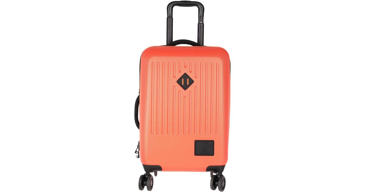 Herschel Supply Co. Wheeled luggage in Orange Lyst