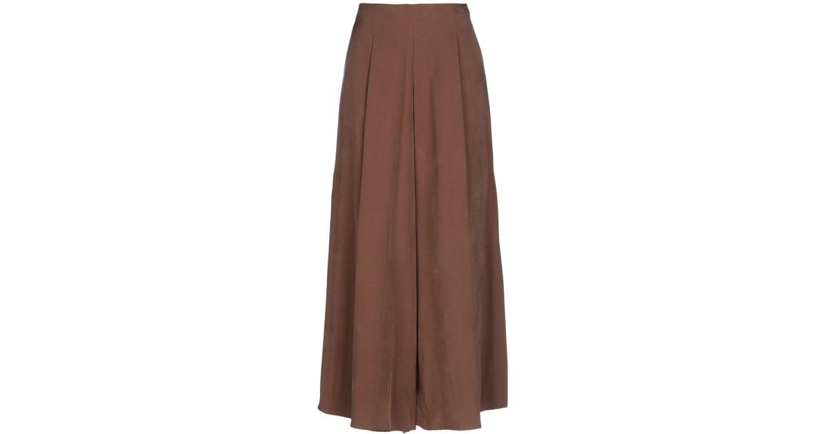 DV ROMA Long Skirt in Brown Lyst