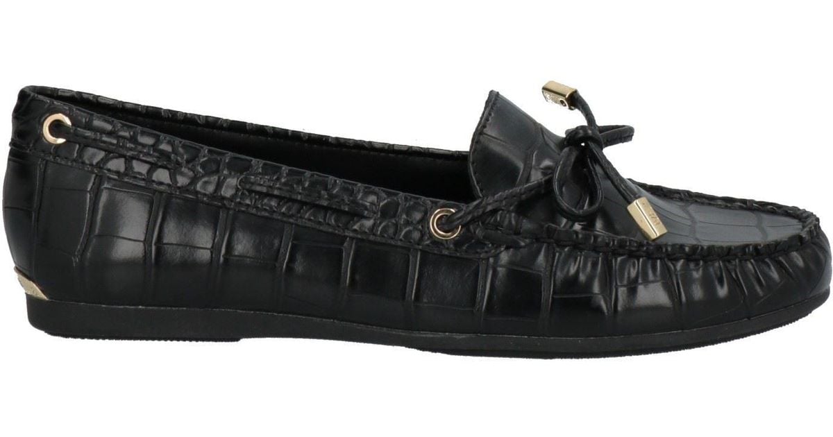 michael kors black loafer shoes
