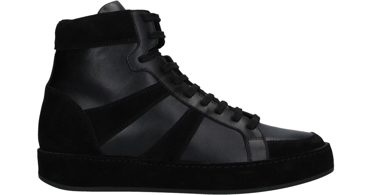 Ann Demeulemeester Leather High-tops & Sneakers in Black for Men - Lyst