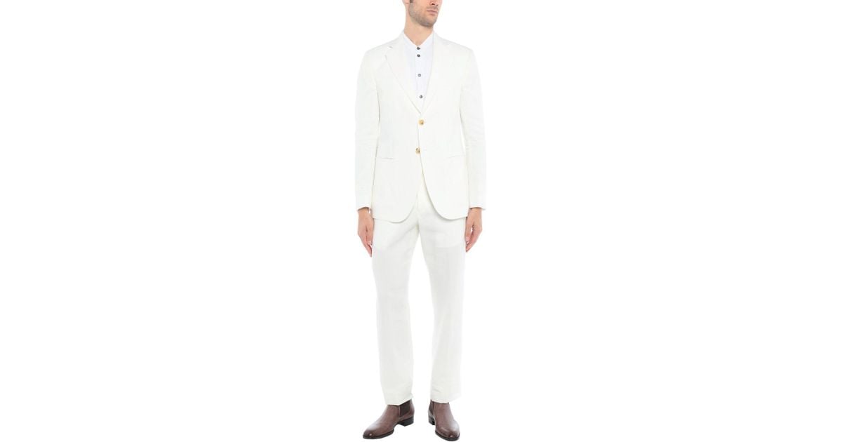 Giorgio Armani Suit in White for Men | Lyst