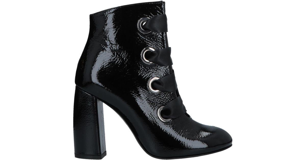 Noa Leather Ankle Boots in Black - Lyst