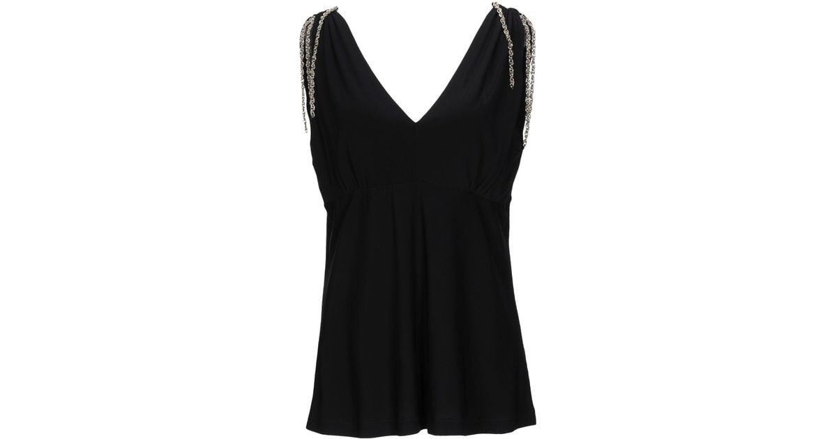 Space Style Concept Synthetic Top in Black - Lyst