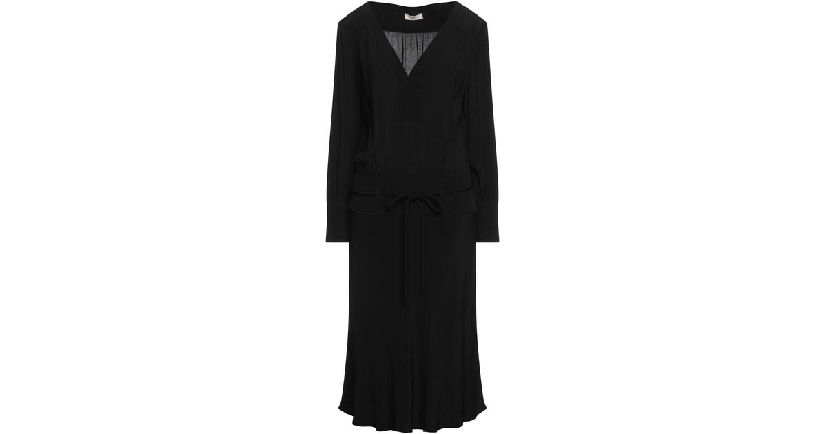 Ba&sh Synthetic Midi Dress in Black | Lyst UK