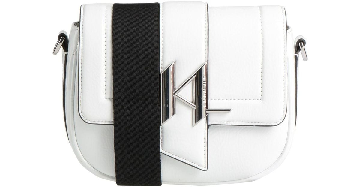 Karl Lagerfeld Crossbody Bag in White Lyst