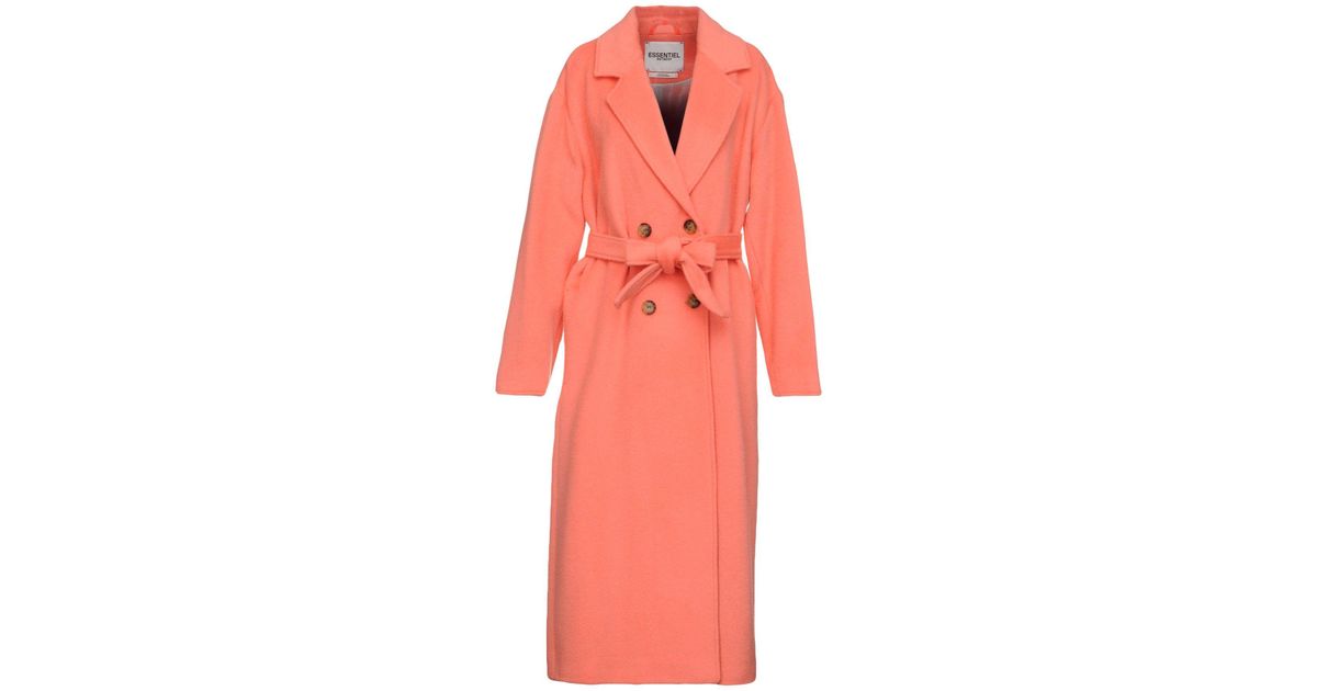salmon pink coat