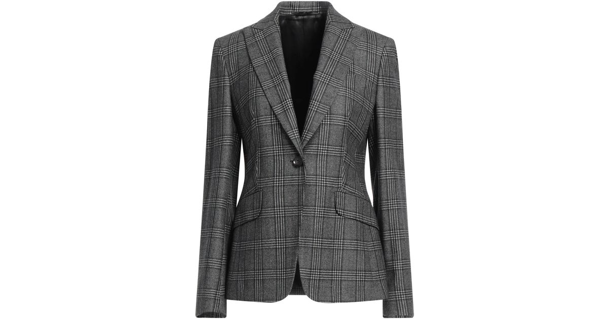 Kiton Suit Jacket in Black | Lyst