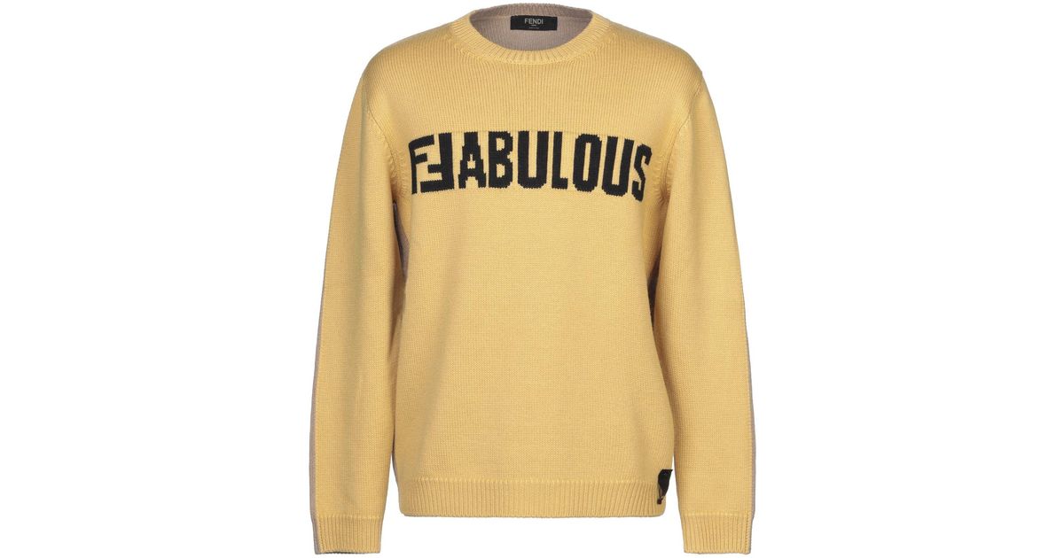 fendi yellow sweater